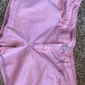 Light purple loft shorts